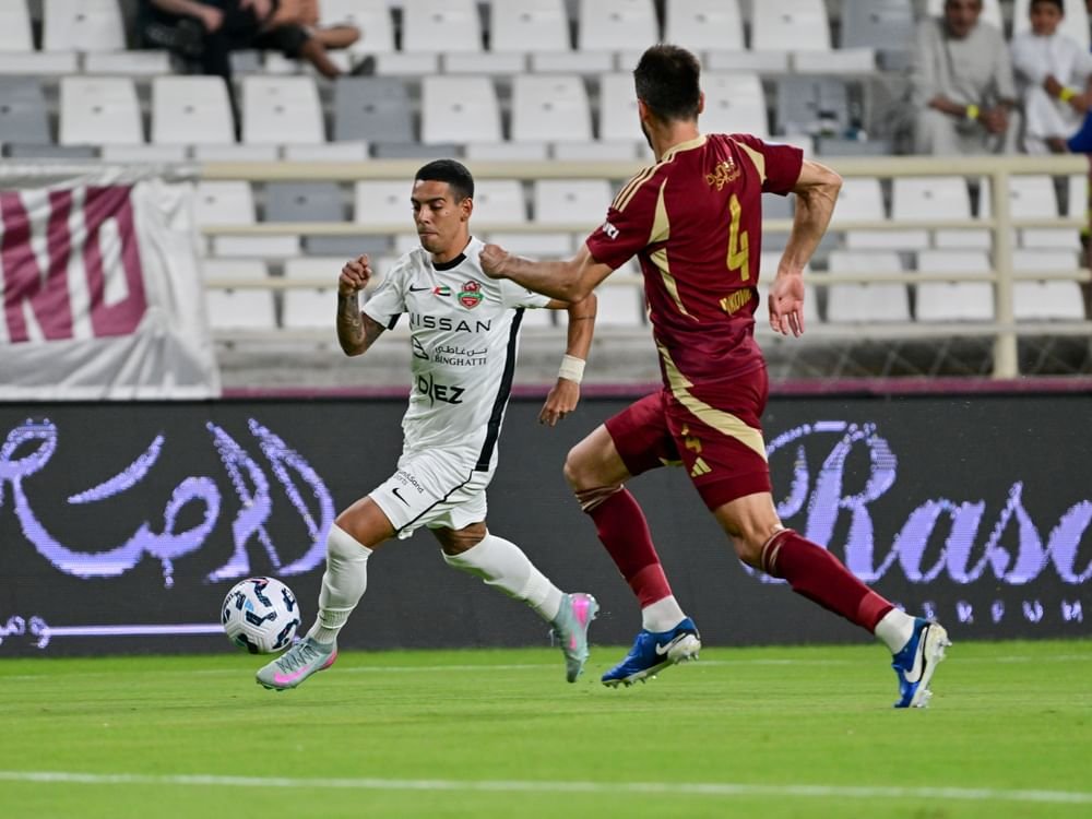 تعادل الوحدة وشباب الأهلي في دوري أدنوك للمحترفين