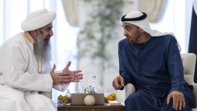 رئيس الدولة يستقبل رئيس مؤسسة خيرية