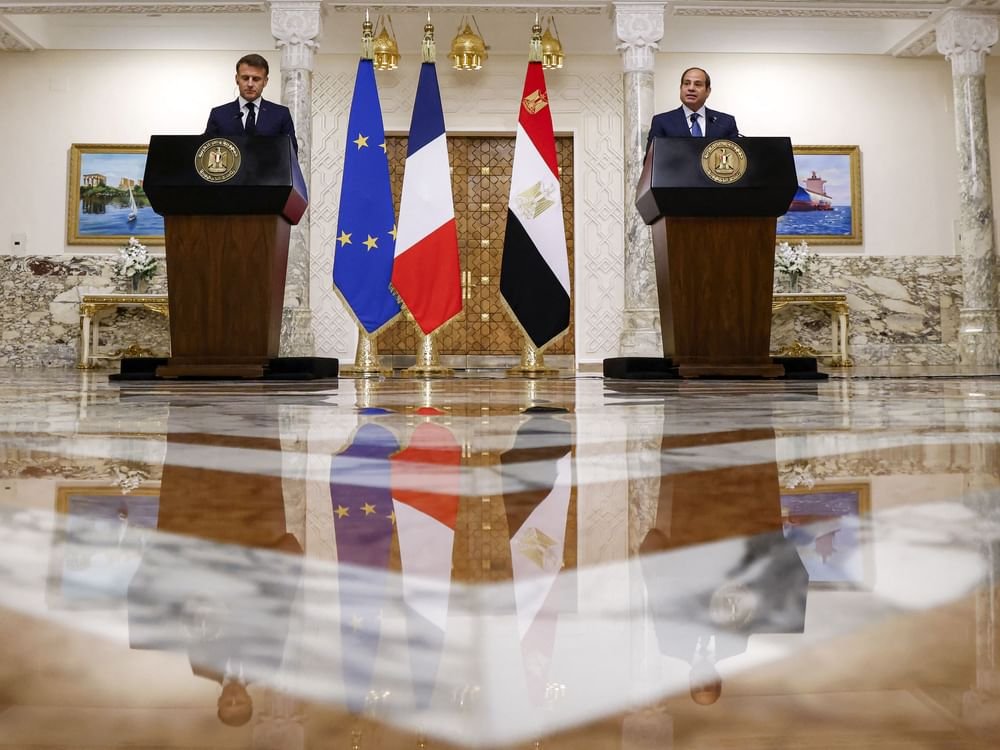 مصر وفرنسا ترفضان تهجير الفلسطينيين وتنسّقان لعقد مؤتمر إعمار غزة 1 مصر وفرنسا ترفضان تهجير الفلسطينيين وتنسّقان لعقد مؤتمر إعمار غزة