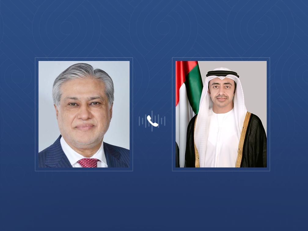 عبدالله بن زايد ونائب رئيس الوزراء وزير الخارجية الباكستاني يبحثان هاتفيا العلاقات الإستراتيجية بين البلدين 1 عبدالله بن زايد ونائب رئيس الوزراء وزير الخارجية الباكستاني يبحثان هاتفيا العلاقات الإستراتيجية بين البلدين