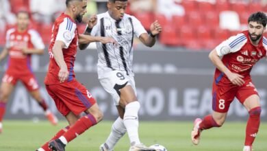 تعادل الجزيرة والشارقة في دوري أدنوك للمحترفين