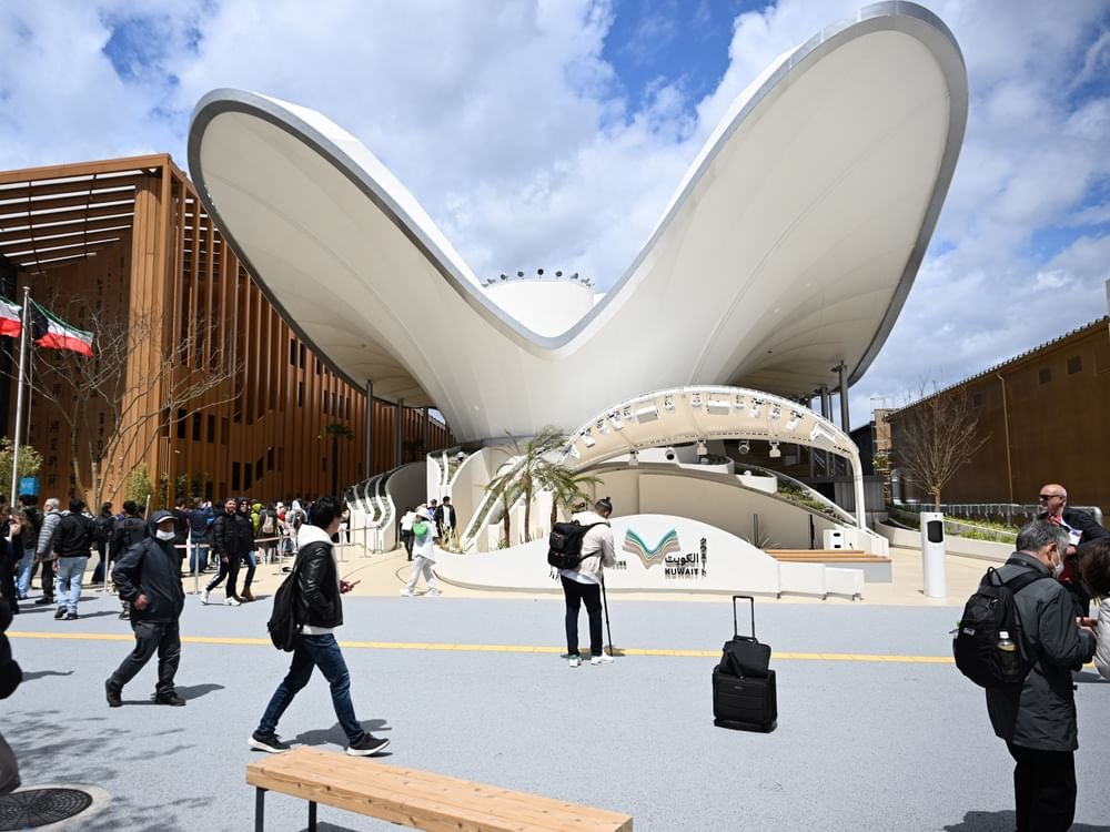 الأجنحة الخليجية جزر ساطعة في إكسبو أوساكا اليابان