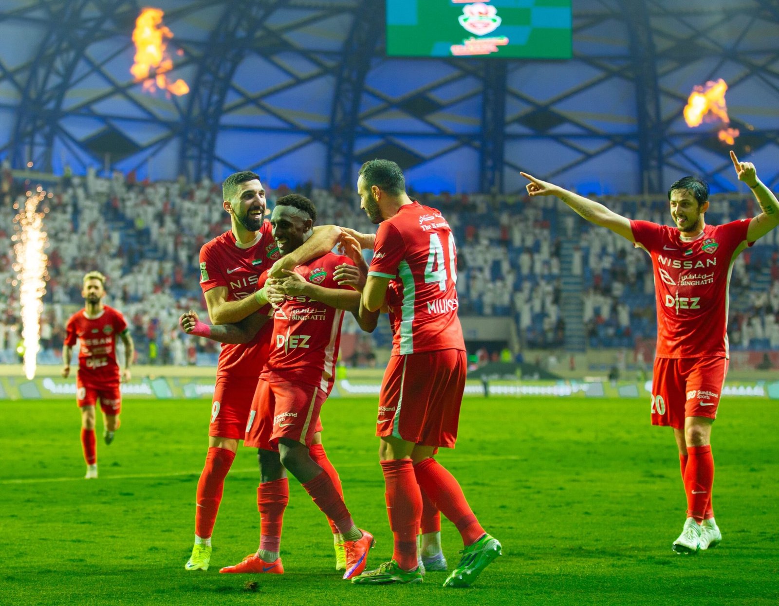 شباب الأهلي يفوز على الوصل ويتأهل إلى نهائي كأس رئيس الدولة