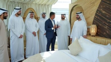 ماجد بن سعود بن راشد المعلا يفتتح مشروع " لكس جلامب " في قلب محمية أم القيوين للقرم