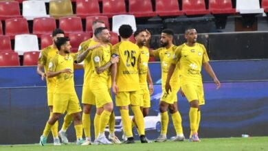 فوز كلباء والوصل في دوري أدنوك للمحترفين