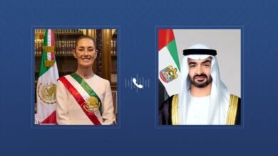 خلال اتصال هاتفي.. رئيس الدولة ورئيسة المكسيك يبحثان تعزيز العلاقات الثنائية