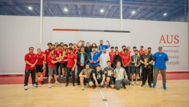 الشارقة البحري ينظم النسخة الأولى من بطولة الجامعة الأمريكية للتجديف الأرضي