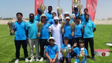 "المدام" يحصد 11 كأسا بمنافسات نهائي دوري القوس والسهم