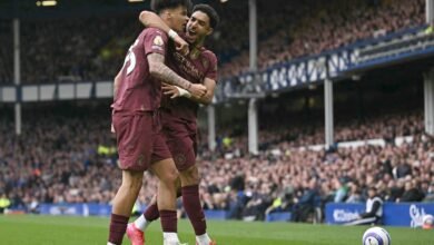 مانشستر سيتي يفوز على إيفرتون في الدوري الإنجليزي