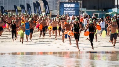 المكتب الإعلامي لحكومة الشارقة يختتم بطولة " أوشن مان" العالمية بمشاركة 500 سباح