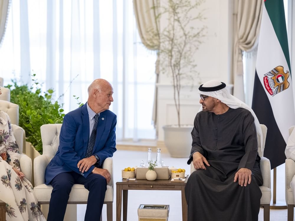 رئيس الدولة يستقبل الداعمين والشركاء في مبادرة "صندوق البدايات" التي أطلقتها مؤسسة محمد بن زايد للأثر الإنساني