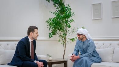 عبدالله بن زايد يستقبل وزير خارجية مقدونيا الشمالية .. ويوقعان مذكرتي تفاهم بين البلدين