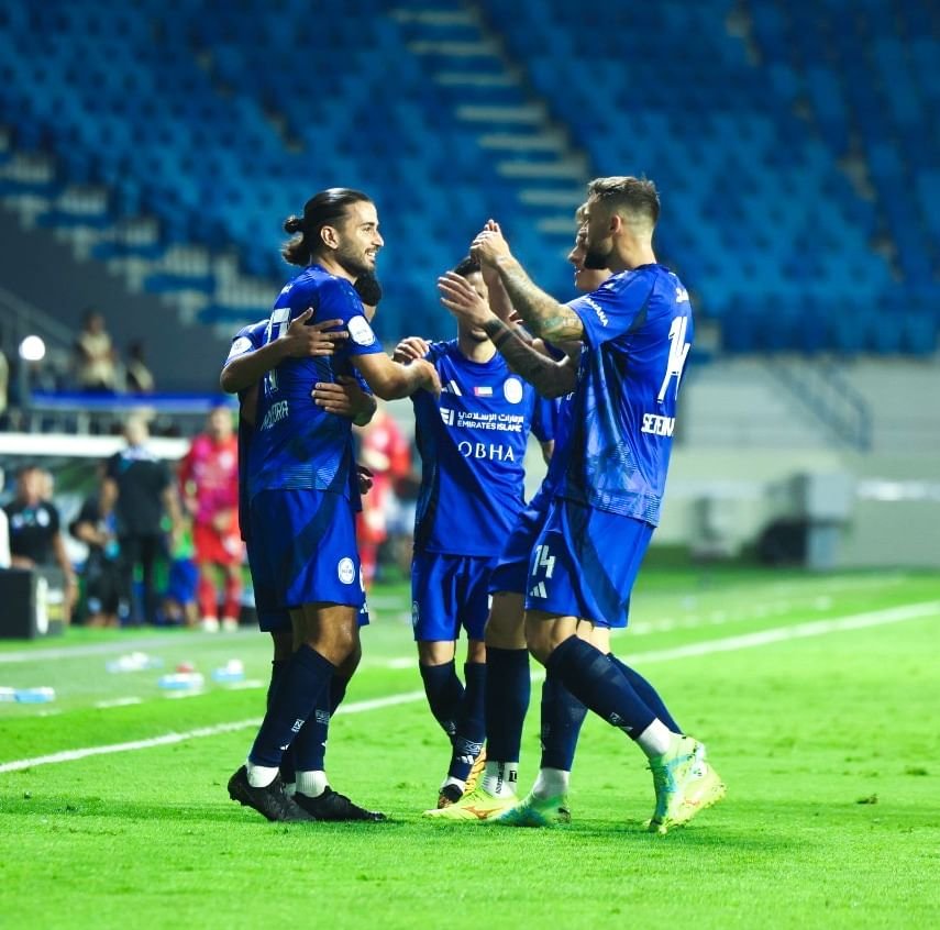 فوز النصر على الشارقة في دوري أدنوك للمحترفين