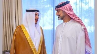 عمار بن حميد يحضر أفراح الفلاسي والحبروش في دبي