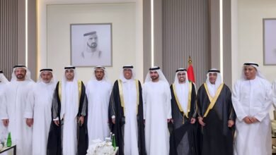 عبدالله بن سالم القاسمي يشهد حفل زفاف خليفة أحمد الشيخ