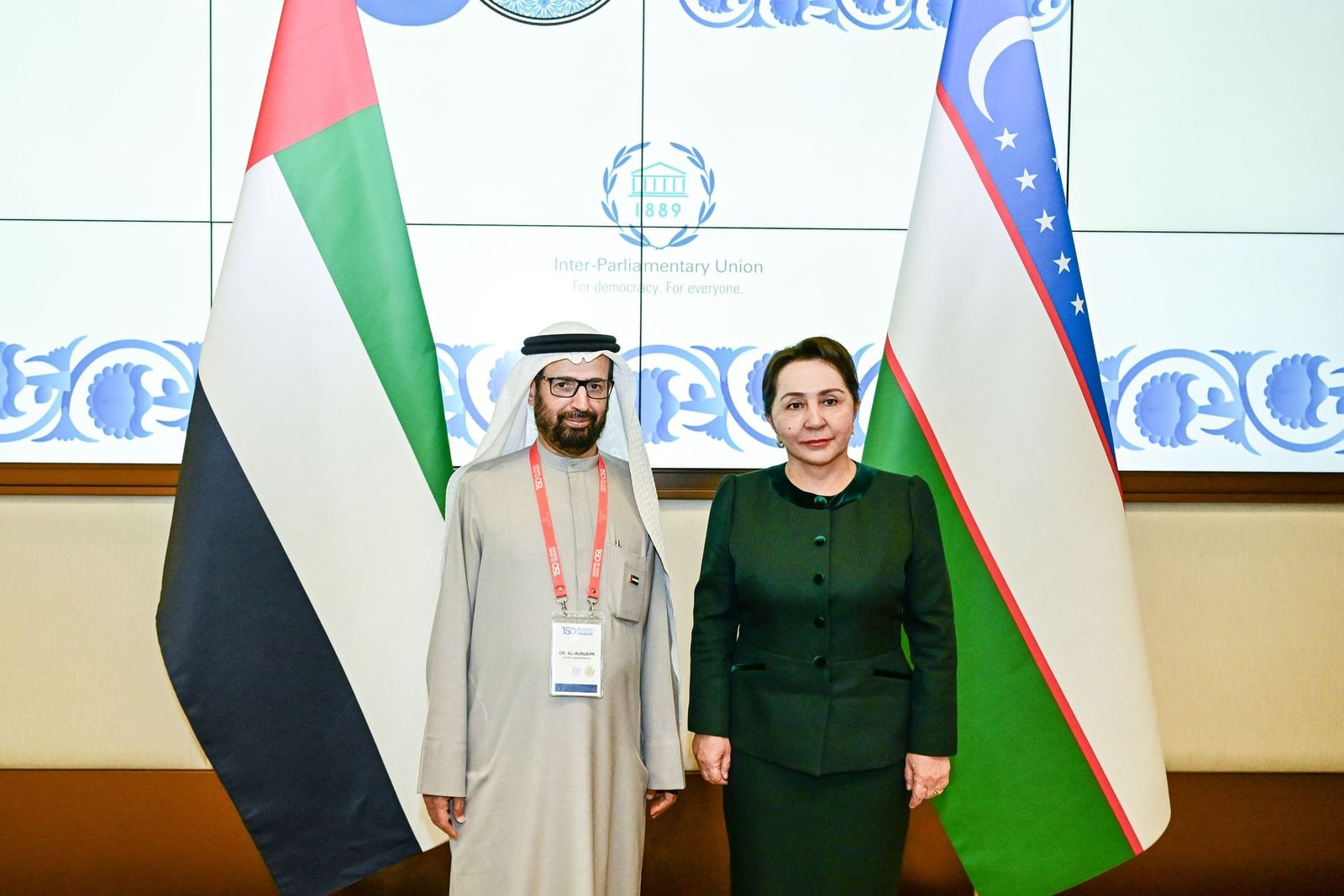 علي النعيمي يبحث التعاون البرلماني مع رئيسة مجلس الشيوخ الأوزبكستاني 1 علي النعيمي يبحث التعاون البرلماني مع رئيسة مجلس الشيوخ الأوزبكستاني