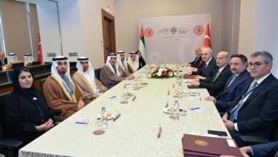 صقر غباش يلتقي رئيس "مجلس الأمة التركي الكبير "