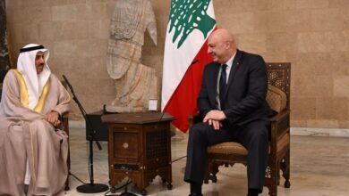 الرئيس اللبناني يستقبل رئيس المجلس الوطني الاتحادي