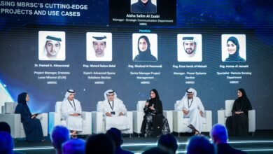 الإمارات تستعرض مشاريعها الفضائية في "الأسبوع الجيومكاني "