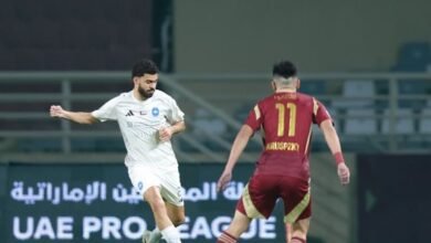 تعادل الوحدة مع النصر في دوري أدنوك للمحترفين