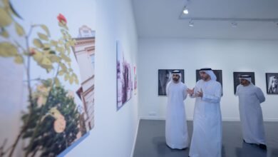 سالم بن عبدالرحمن القاسمي يفتتح المعرض السنوي الأربعين لجمعية الإمارات للفنون التشكيلية