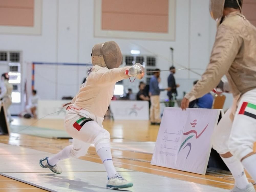 لاعباً ولاعبة في قائمة منتخب الإمارات ببطولة العالم للمبارزة