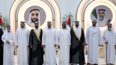 ذياب بن محمد بن زايد يحضر حفل استقبال بمناسبة أفراح الكتبي في أبوظبي