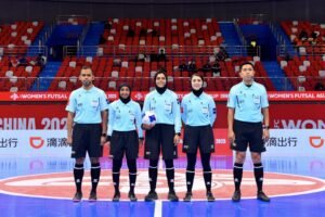 الدولية نجاة البلوشي تختتم مشاركتها في كأس آسيا للسيدات لكرة الصالات