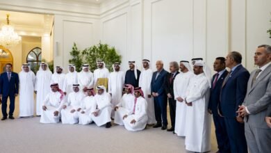 رئيس الدولة يستقبل الفائزين في مسابقات "أمير الشعراء" و"شاعر المليون" و"المنكوس" ولجان تحكيمها