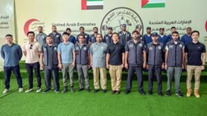 وفد سنغافوري رفيع يشيد بالمستشفى الإماراتي العائم في العريش