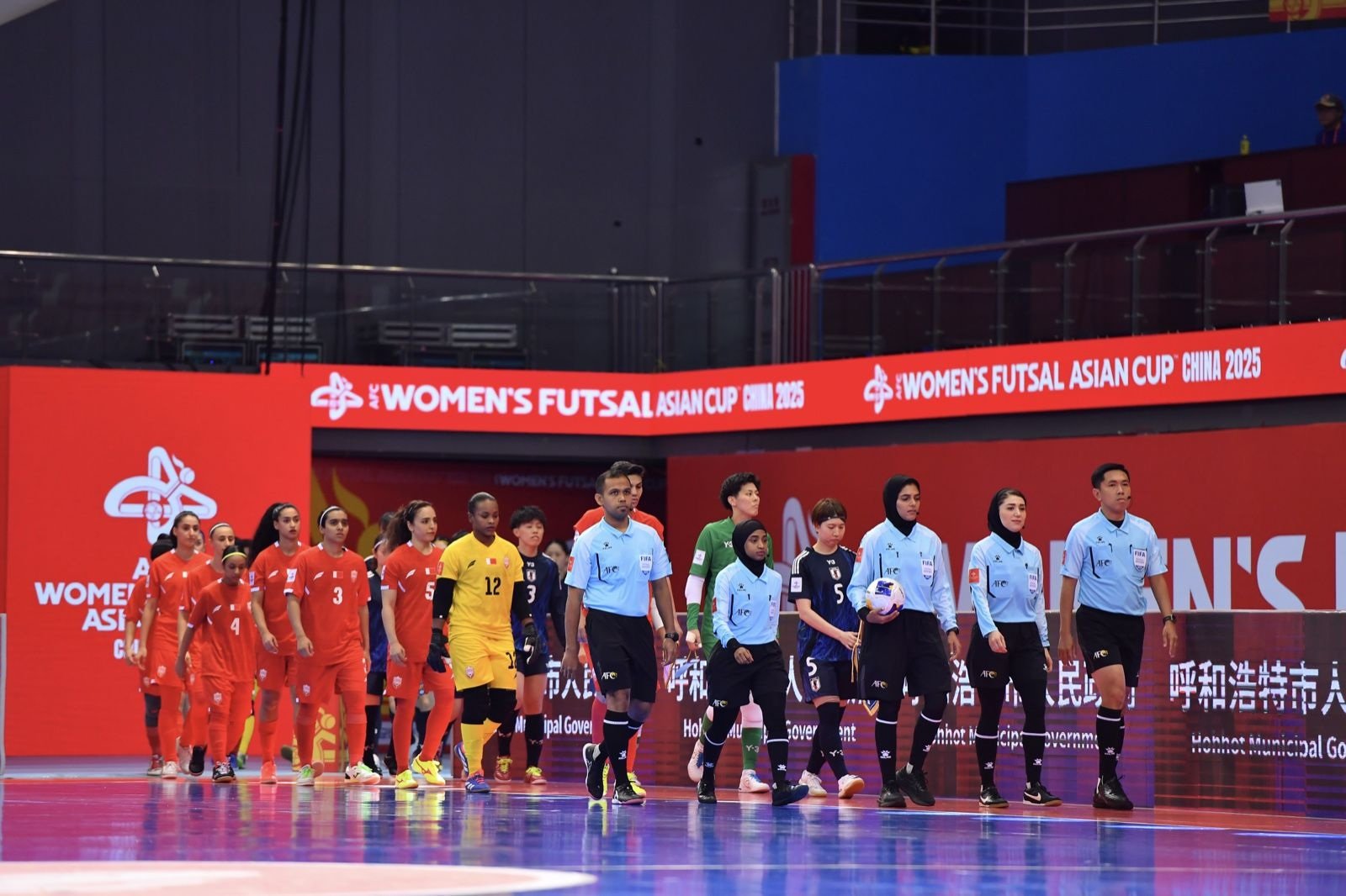 الدولية نجاة البلوشي تختتم مشاركتها في كأس آسيا للسيدات لكرة الصالات