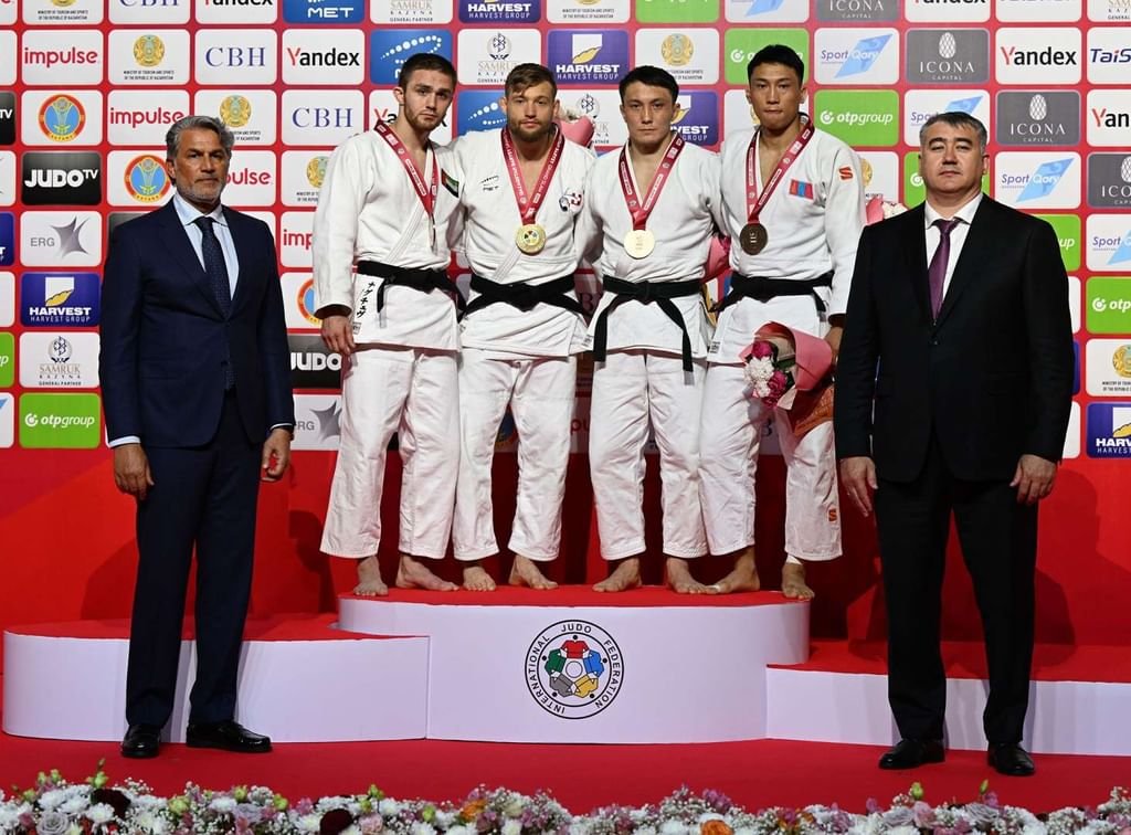 "الجودو" يحرز فضية أستانا "جراند سلام"