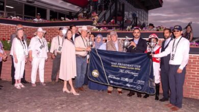 "دايموند جيم إيه إيه" يتوج بلقب كأس رئيس الدولة للخيول العربية في أمريكا