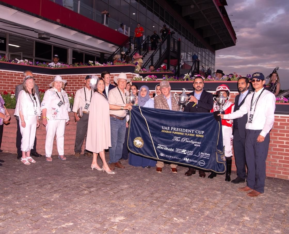 "دايموند جيم إيه إيه" يتوج بلقب كأس رئيس الدولة للخيول العربية في أمريكا