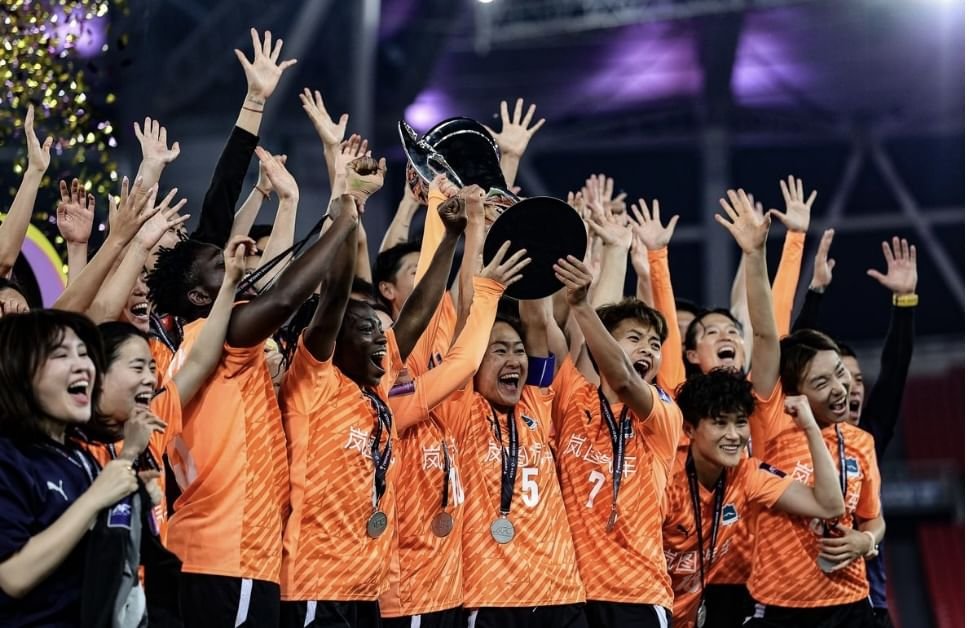 ووهان جيانغدا يتوج بلقب دوري أبطال آسيا للسيدات