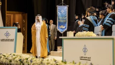 سالم بن عبد الرحمن القاسمي يشهد حفل التخريج الثالث لأكاديمية الشارقة للتعليم