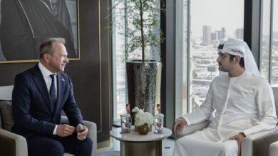 مكتوم بن محمد يستعرض فرص تعزيز التعاون المالي والاقتصادي مع لوكسمبورغ