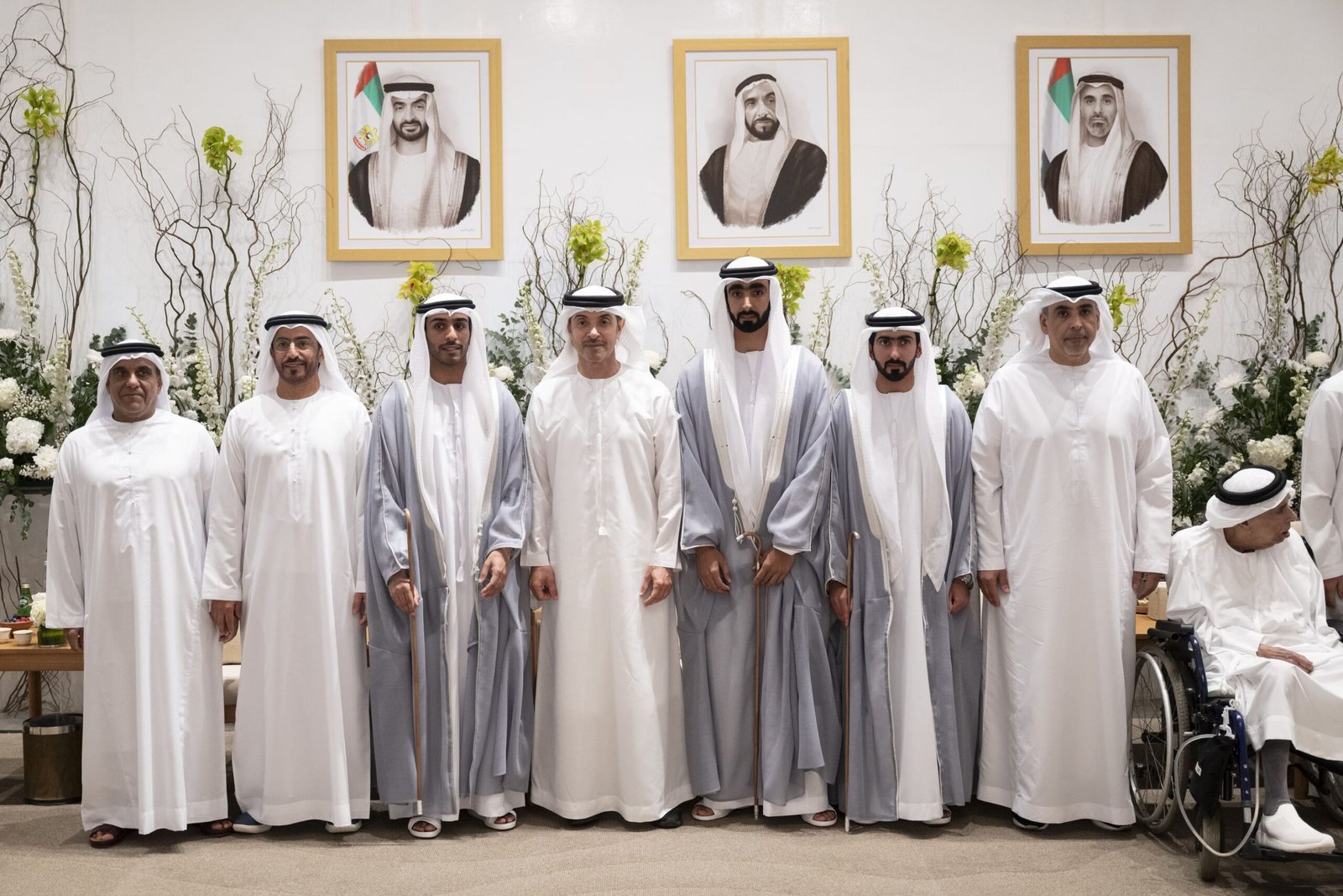 هزاع بن زايد يحضر حفل استقبال بمناسبة أفراح الهاملي والرميثي في أبوظبي