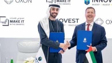"اصنع في الإمارات": اتفاقية شراكة بين إنوفيست القابضة وأوكسون™ تكنولوجيز بمجال الطاقة النظيفة