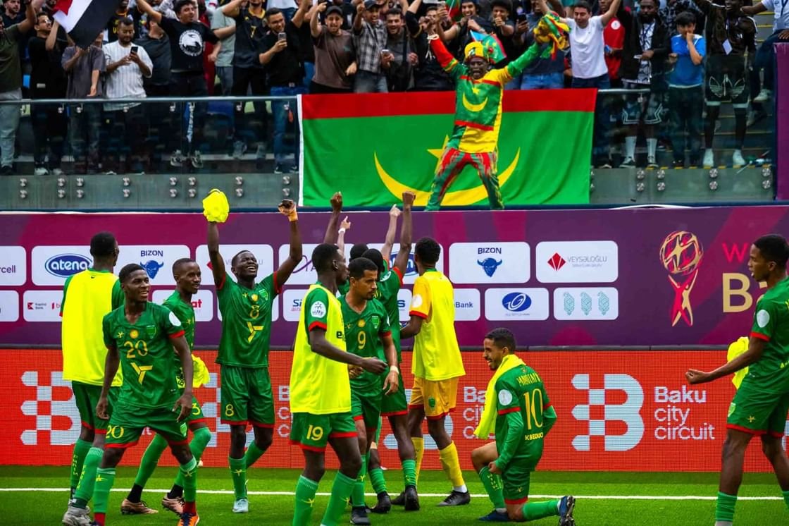 موريتانيا وإنجلترا يواجهان المجر وأذربيجان في ربع نهائي مونديال" الميني فوتبول"