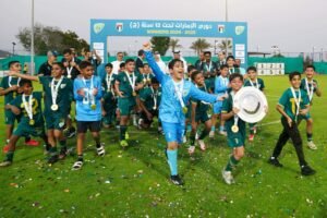 تتويج فريق خورفكان بدرع دوري تحت 12 سنة (ج)