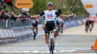 فريق الإمارات يحقق ثنائية مميزة في المرحلة السابعة من طواف إيطاليا