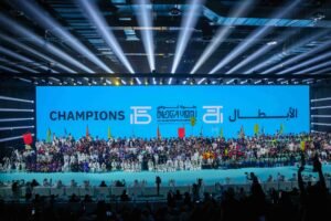 بطولة أبوظبي للألعاب الرياضية تختتم فعالياتها بمشاركة واسعة وعرض استثنائي يجسد أعلى مستويات التميز الرياضي