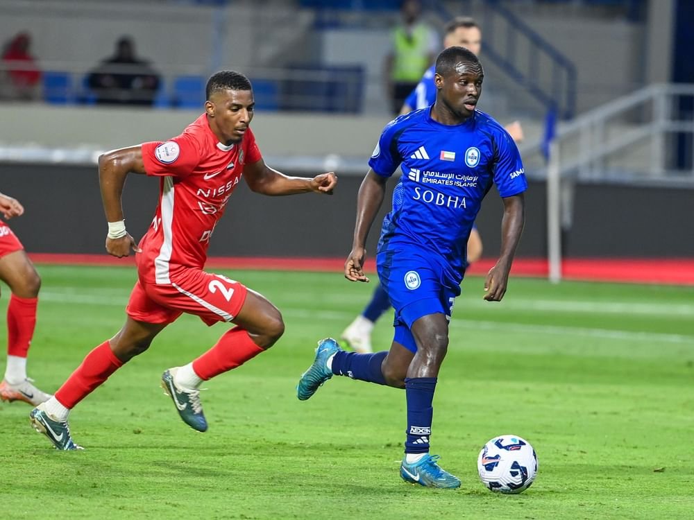 تعادل النصر و شباب الأهلي في دوري أدنوك للمحترفين