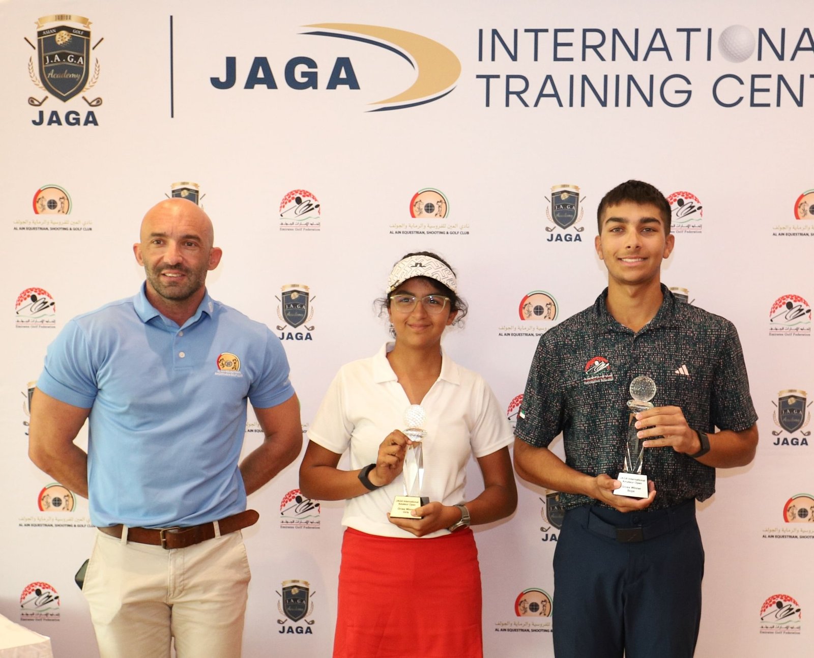 ختام ناجح لبطولة "جاغا" الدولية لجولف الهواة بالعين