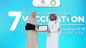 تحت رعاية الشؤون الصحية بوزارة الحرس الوطني خبراء يوصون بتعزيز الإستراتيجيات المبتكرة لزيادة الإقبال على اللقاحات خلال فعاليات المنتدى السعودي الدولي السابع للقاحات في الرياض