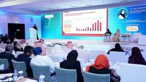 تحت رعاية الشؤون الصحية بوزارة الحرس الوطني خبراء يوصون بتعزيز الإستراتيجيات المبتكرة لزيادة الإقبال على اللقاحات خلال فعاليات المنتدى السعودي الدولي السابع للقاحات في الرياض