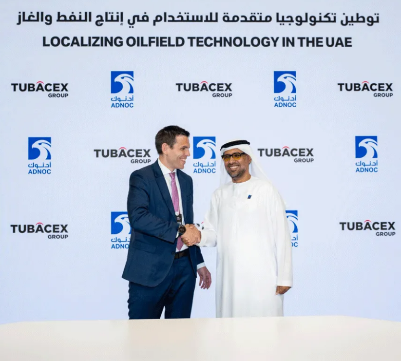 «أدنوك» و«توباسكس» تبرمان شراكة لتوطين تكنولوجيا خاصة بحقول النفط في أبوظبي