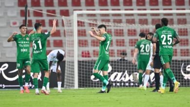 فوز شباب الأهلي والبطائح في دوري أدنوك للمحترفين