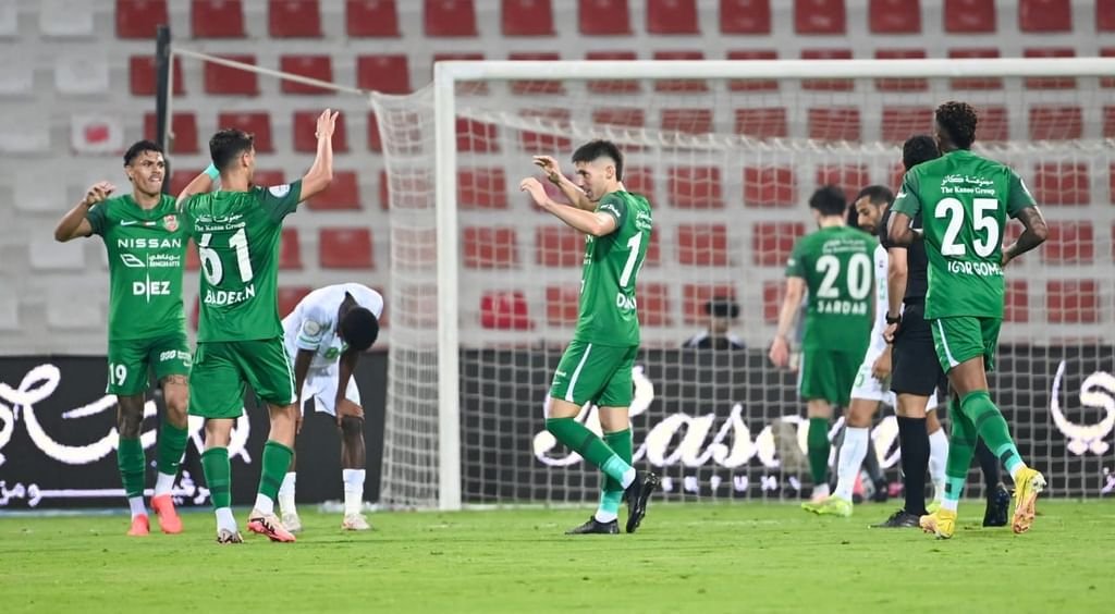 فوز شباب الأهلي والبطائح في دوري أدنوك للمحترفين